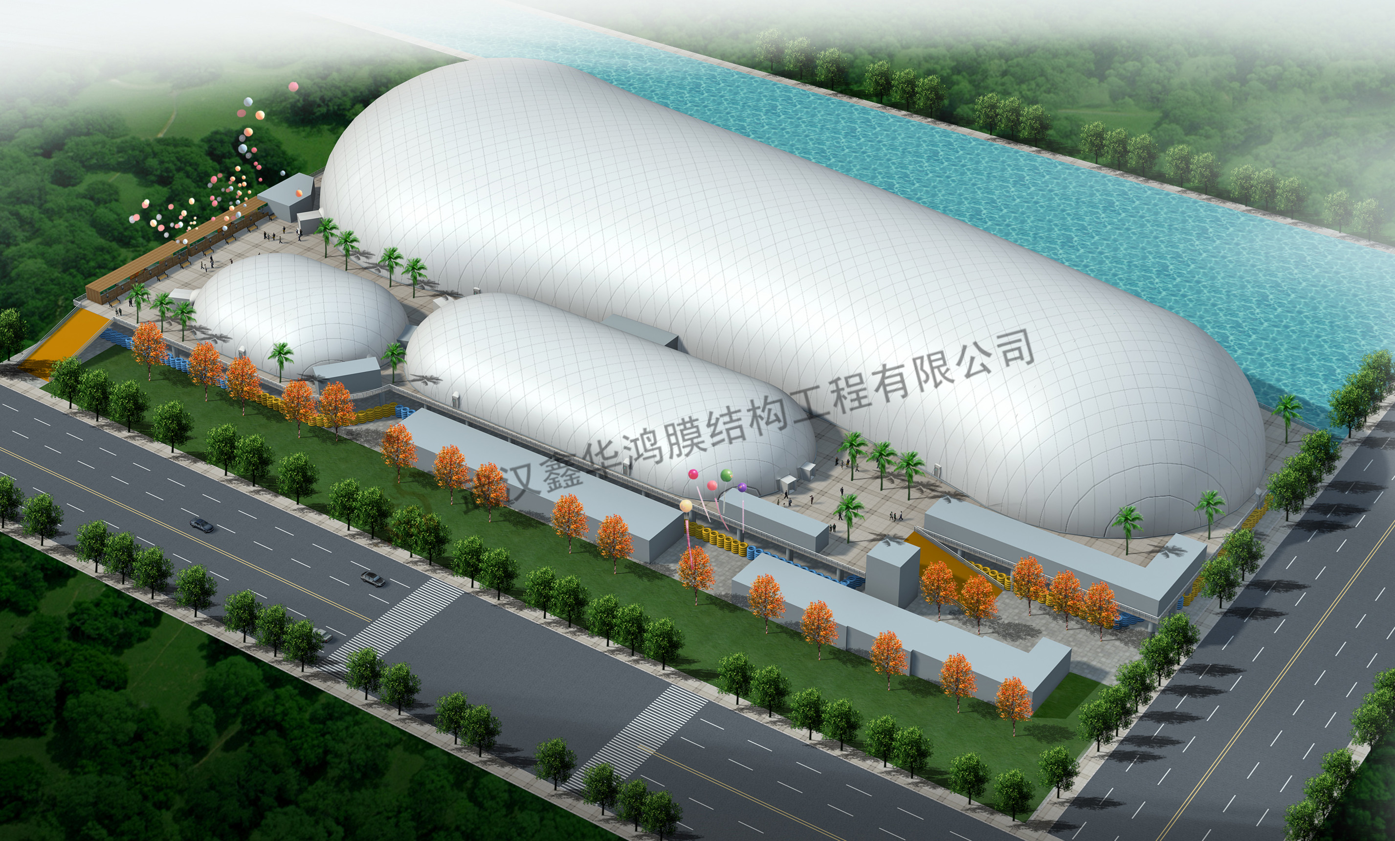 武汉膜结构公司解读空气支撑膜结构的设计方法